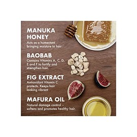 SHEA MOISTURE - Mascarilla hidratante intensiva para el cabello con miel de manuka y aceite de marfura, 12 onzas