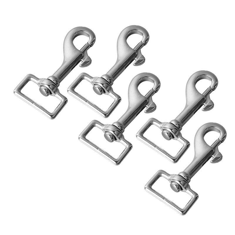 5PCS 27mm Square Tail Snap Hooks 360 Degree Rotating Hook
