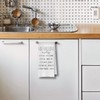 XIVENHAVM Funny Hand Towels for Bathroom, Boho Bathroom Rules Waffle