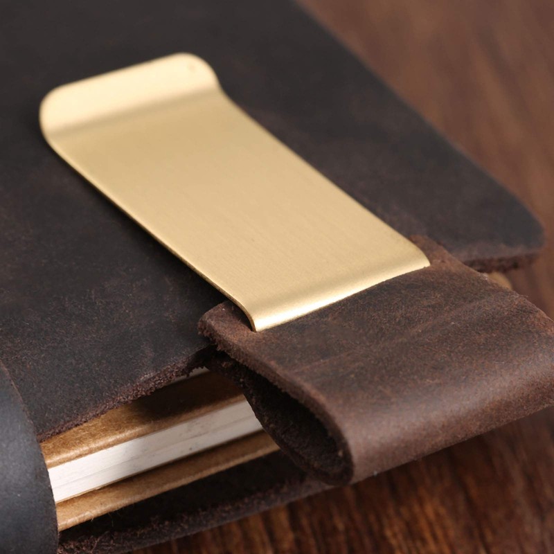 1 Piece Leather Clip Pen Holder Leather Pen Holder for