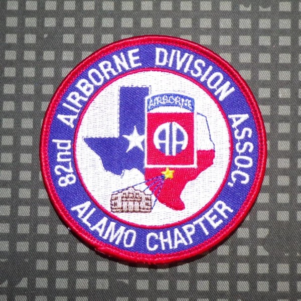 US Army 82nd Airborne Division Association Alamo Chapter patch