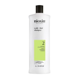 Nioxin System 2 Shampoo 10.1oz – For Natural Hair with Thinning