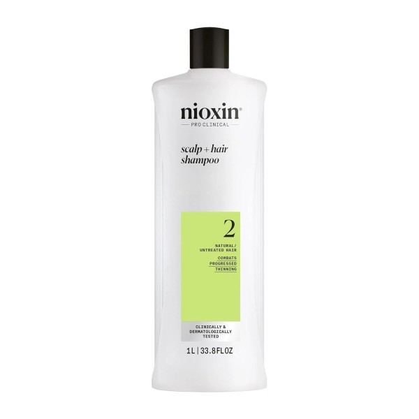 Nioxin System 2 Shampoo 10.1oz – For Natural Hair with
