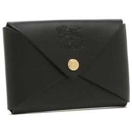 IL BISONTE SCC031PG0001 SCC031PG0012 Card Case, Men's, Women's, (1) NERO (BK109B)