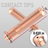 YESWELDER MIG Welding Gun Accessory Kit .030" Tip-Nozzle-Diffusers for Miller