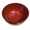 Tanaka Hashi Ten Miso Soup Bowl, Black& Red - (