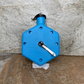 SnapLine X Heavy Duty Chalk Line 100-Foot Durable Construction for Precision Marking and Tracing on Various Surfaces:_Blue_1 Pack