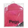 "Brights" Pegs Bag for Hanging Washing & Clothes 34 x