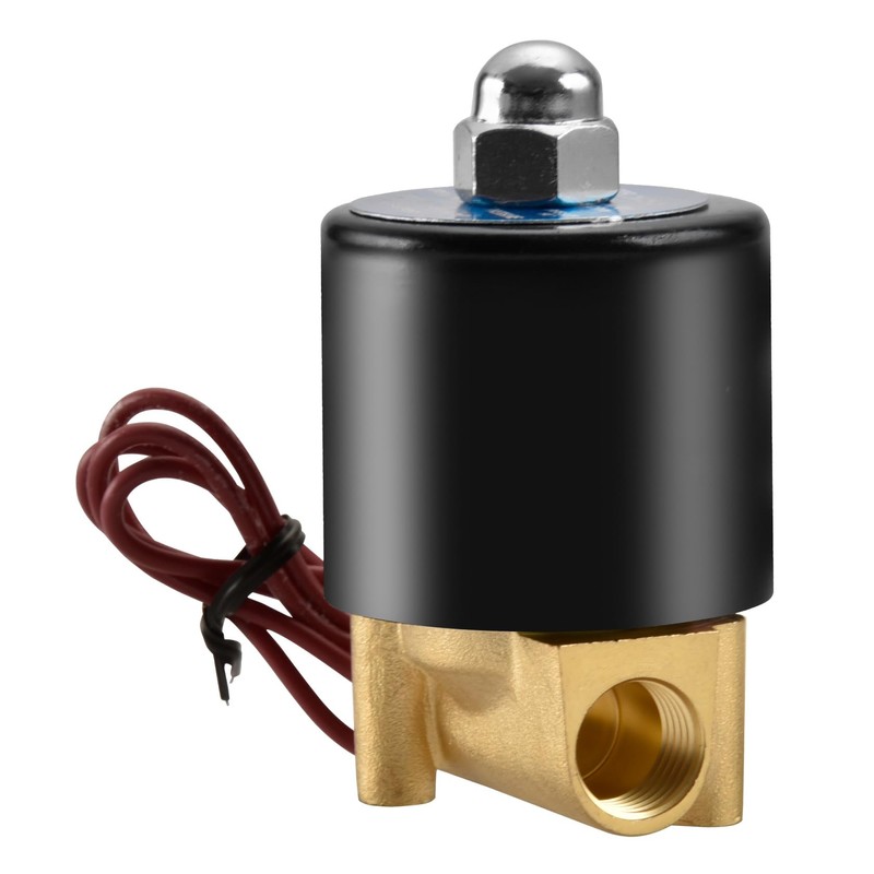Heschen Brass Electric Solenoid Valve 1/4 Inch DC 24V Direct