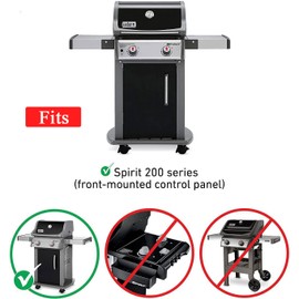 Gcostar Flavorizer Bars and Grill Burner for Weber Spirit I & Sprit II 200 Series E-210 E-220 S-210 S220 with Front Control Gas Grills, Repair Parts for Weber 15.3 Flavor Bars 7635 & 18 Burner Tubes 69785