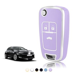 TOOMUME Car Key Cover, TPU Case for Opel, Vauxhall, Astra, Corsa, Zafira, Mokka, Adam, Antara, Cascada, Meriva, Movano, Vectra - Protective Flip Key Fob Cover
