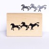 Art Stamps Dancing Horses Animal Stamp,Black