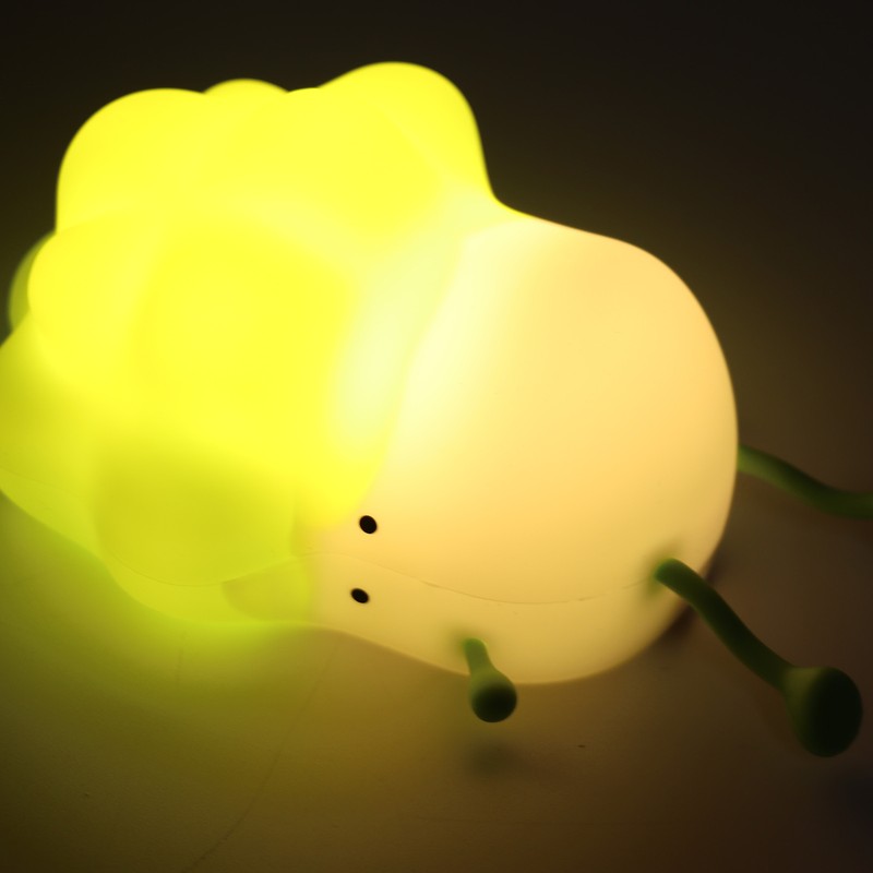 Cabbage Silicone Night Light Cartoon Vegetable Cell Phone Holder Decompression