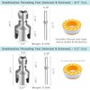 Integrated Internal & External Pipe Threading Tool with Sealant Tape