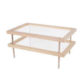 YiePhiot Herb Drying Rack, Wooden Herb Drying Rack, Wood Pasta Herb Drying Racks, Herb Drying Storage with 2 layer herb drying rack for drying pasta flowers plant specimens and more