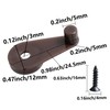 Adyoney 80 Pcs Glass Retainer Clips Kit, 4mm Glass Retainer