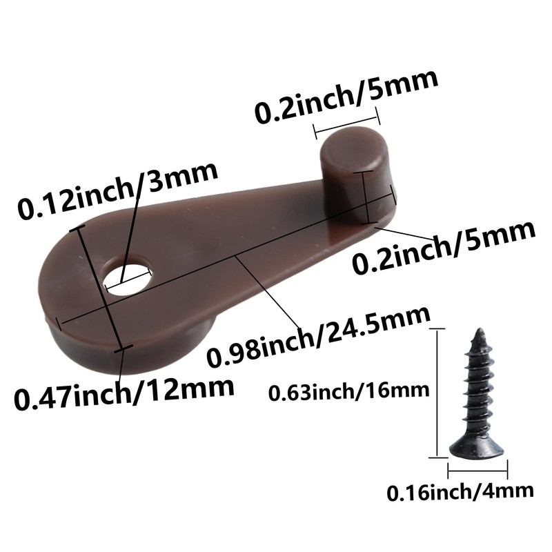 Adyoney 80 Pcs Glass Retainer Clips Kit, 4mm Glass Retainer
