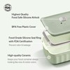 BUYDEEM Ceramic Food Storage Container with Airtight Lid, 28 oz