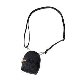 Mini-Rucksack, Kosmetiktasche für Damen, PU-Lippenstift-Tasche mit Reißverschluss, Schlüsseltasche, Lippenstift-Tasche, Kartenhalter, Datenkabel-Organizer