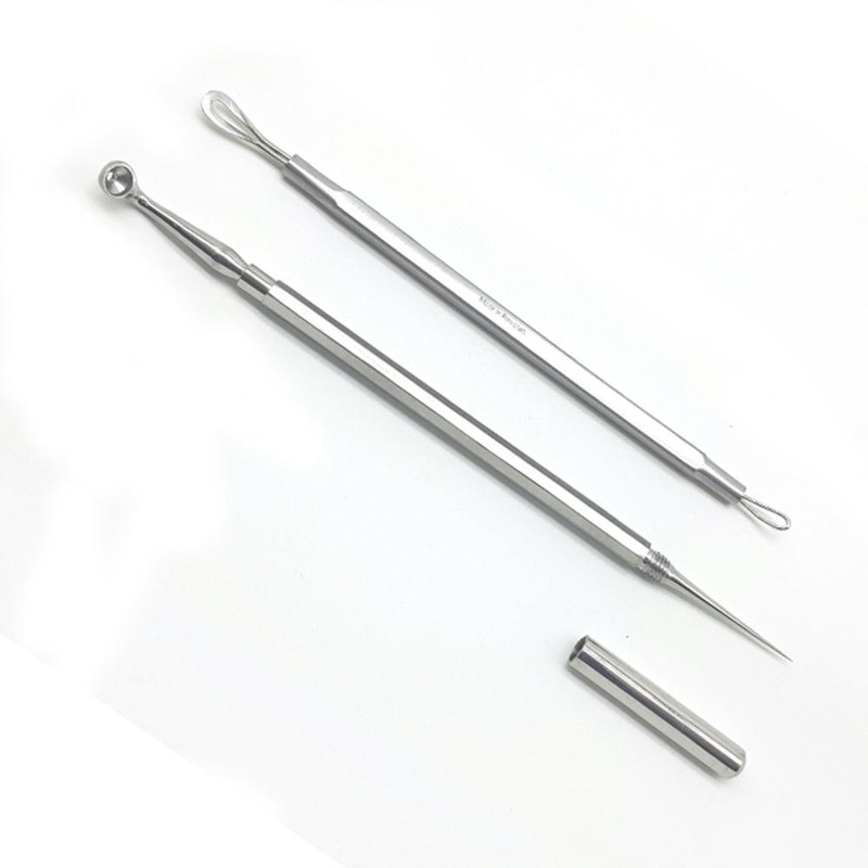 의료용 여드름압출기(와이어,바늘) 피부모공관리 Medical Acne Extractor (Wire, Needle) for Skin