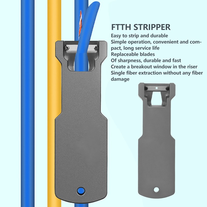 Fiber Loose Tube Optic FTTH Stripper Longitudinal Cutter Cable Stripping