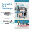 iSPECLE Expandable Dish Drying Rack for Kitchen Sink - Rust