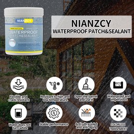 Liquid Waterproof Sealant Invisible Waterproof Agent Transparent Repairing Leak Waterproof Adhesive, Indoor & Outdoor Waterproof (12.3 OZ)