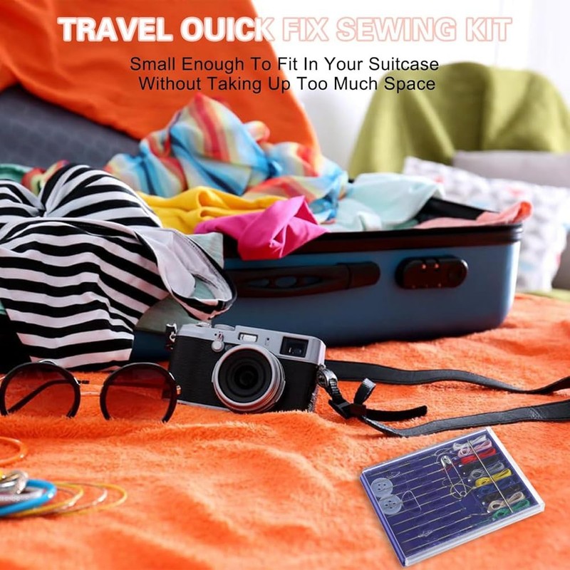 SweetSerenade 10 Boxes Mini Sewing Kit, Quick Fix Sewing Kit
