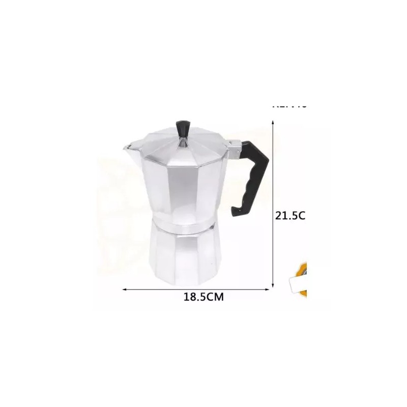 XOF Cafeteras Italianas Caféexpresso Fuegodirecto 9tazas+batidor