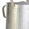 2 Gallon Vintage Galvanized Watering Can with Wood Handle