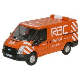 Oxford Diecast 76FT003 RAC New Ford Transit Van (L.Roof)
