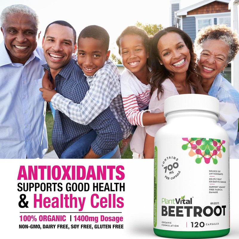 Plantvital PlantVital Organic Beet Root - Made in Canada -