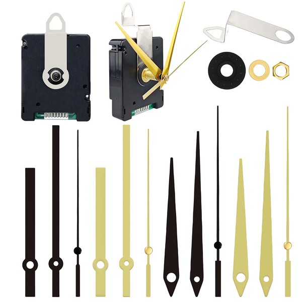 WIYETY DCF Funk Uhrwerk Set: Uhrwerk für Wanduhr, Lautlos Wanduhr