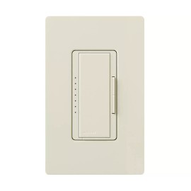 Lutron Maestro 600W Dimmer (LUT-RRD-6ND) Brand New - Light Almond, Gloss
