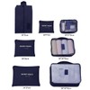 Natiform 7 Piece Label Pouches Organizer Bag Travel Storage Luggage