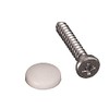 RV Designer Collection H618 White Dashboard Screw Caps and Screws