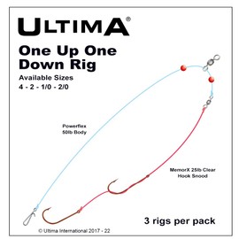 Ultima 1 Up 1 Down 1 Hook Sea Rig 4 Colourless