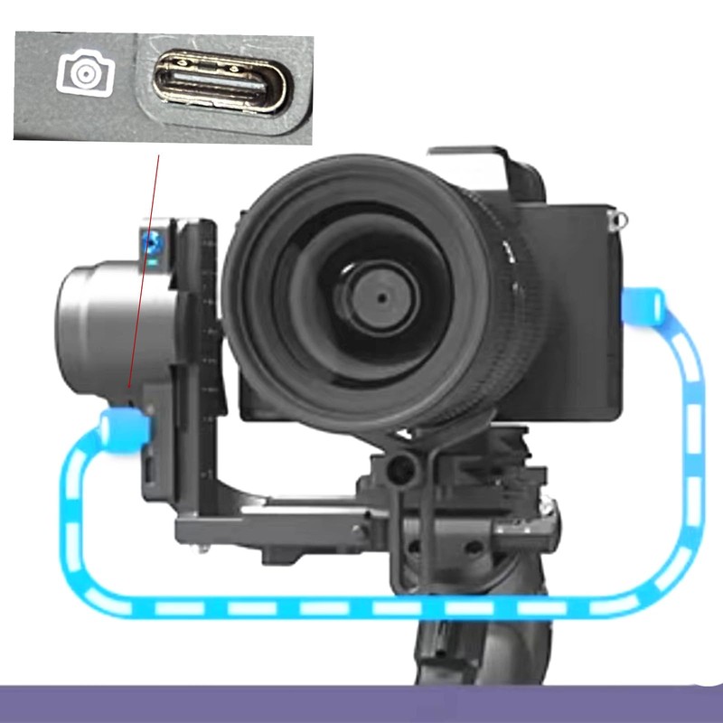 for sony camera Multi usb cable to Feiyu Stabilizer connects