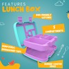 YOLAY Bento Box for Kids Lunch Box Leak-Proof, 5-Compartment Lunch