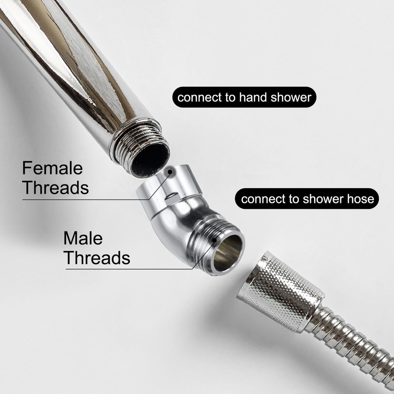 QUARKZMAN Shower Shut-off Valve G1/2 Brass Shower Flow Control Valve