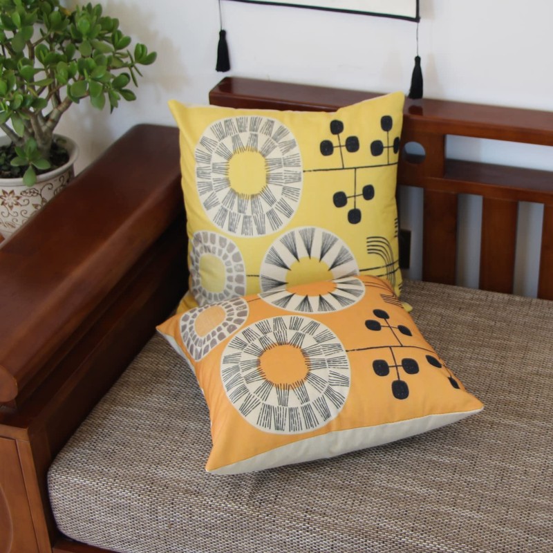 YunJeude 45 45 Cushion Covers Set of 4 Nordic Geometric