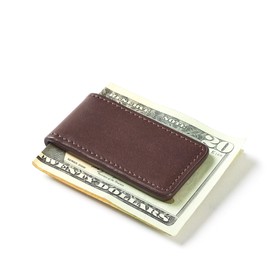 Leatherology Premium Mahogany Men's Magnetic Money Clip