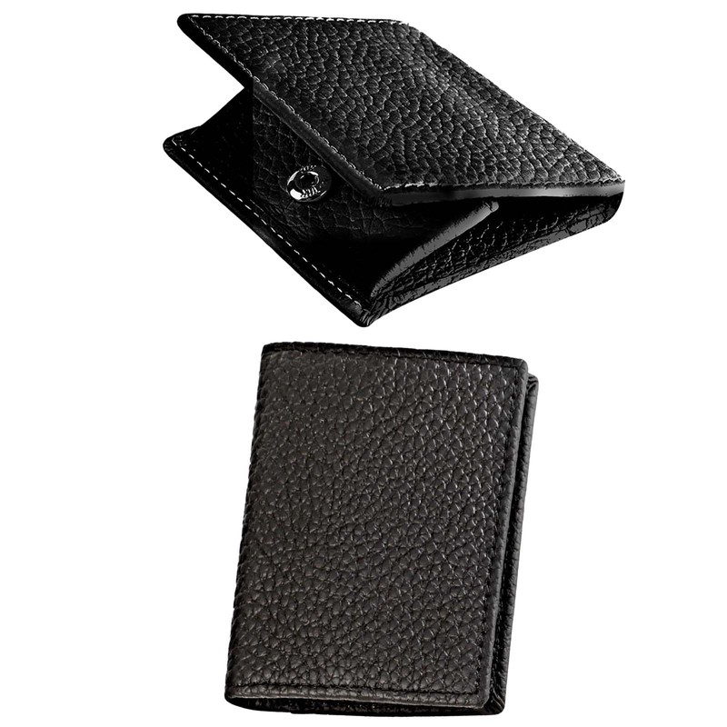 Coin Purse, Box-shaped, Coin Purse, Men's, Coin Case, Genuine Leather,