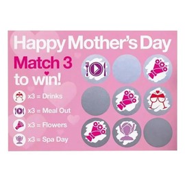 Fahgaer Greeting Card Father Mother'S Day Scratch Off Cards with 4 Challenging Thing Happy Birthday Cards for Adults,B
