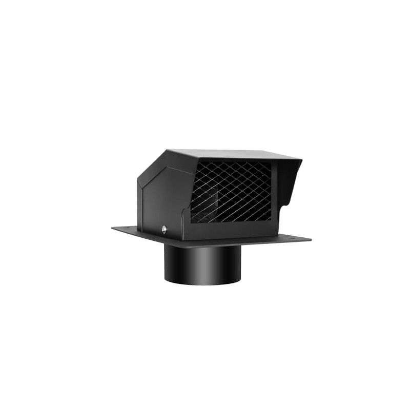 4 inch Roof Vent Cap, Removable Roof Vent, Bathroom Exhaust
