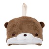 Libuhao 17814-32 Pocket Towel, Animal Beetle Towel, Otter, Total Length: