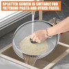 3-Pack Splatter Screens for Frying Pan - Stainless Steel Grease