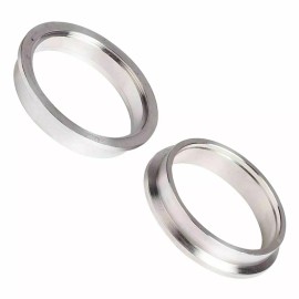 FBM Pair of  3" Inch Stainless Steel V-Band Weld On Flanges Downpipe Exhaust Vband