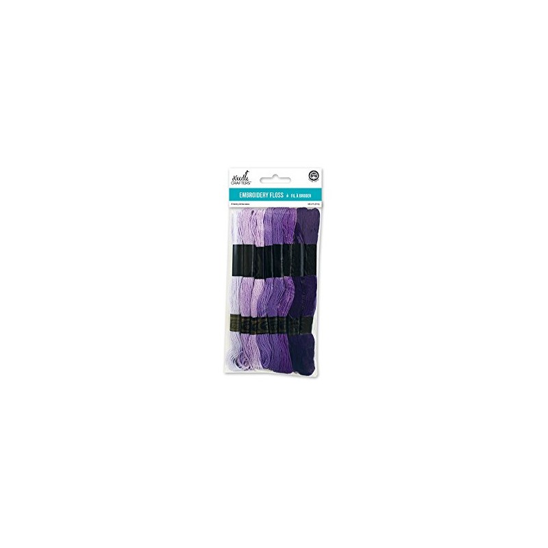 Needlecrafters NC162G Cotton Embroidery Floss, 8m, Purple