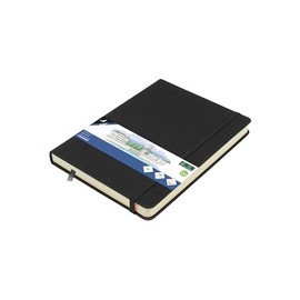 Kangaro Art Sketchbook A5 Black PU Hard Cover 80 Sheets 140 g Cream Paper